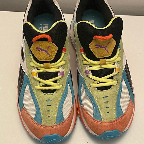PUMA CELL SPEED MIX TRAINER SNEAKERS BOLD MULTICOLOR TONES SIZE 8.5374886–01 - Picture 3 of 10